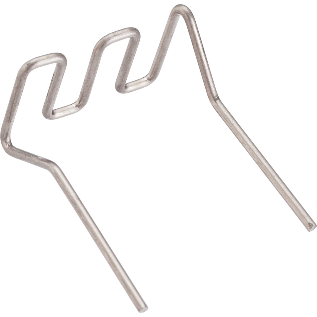 Atsarginės sąsagėlės plastiko remontui, 0,8 mm, U formos, 100 vnt. (V3677N, VIGOR)