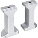 Pressure foot set for screwed wheel bearing unit removal (V3758, VIGOR)