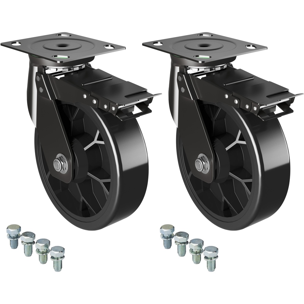 Swivel castor with locking brake (V4481-XXL-1, VIGOR)
