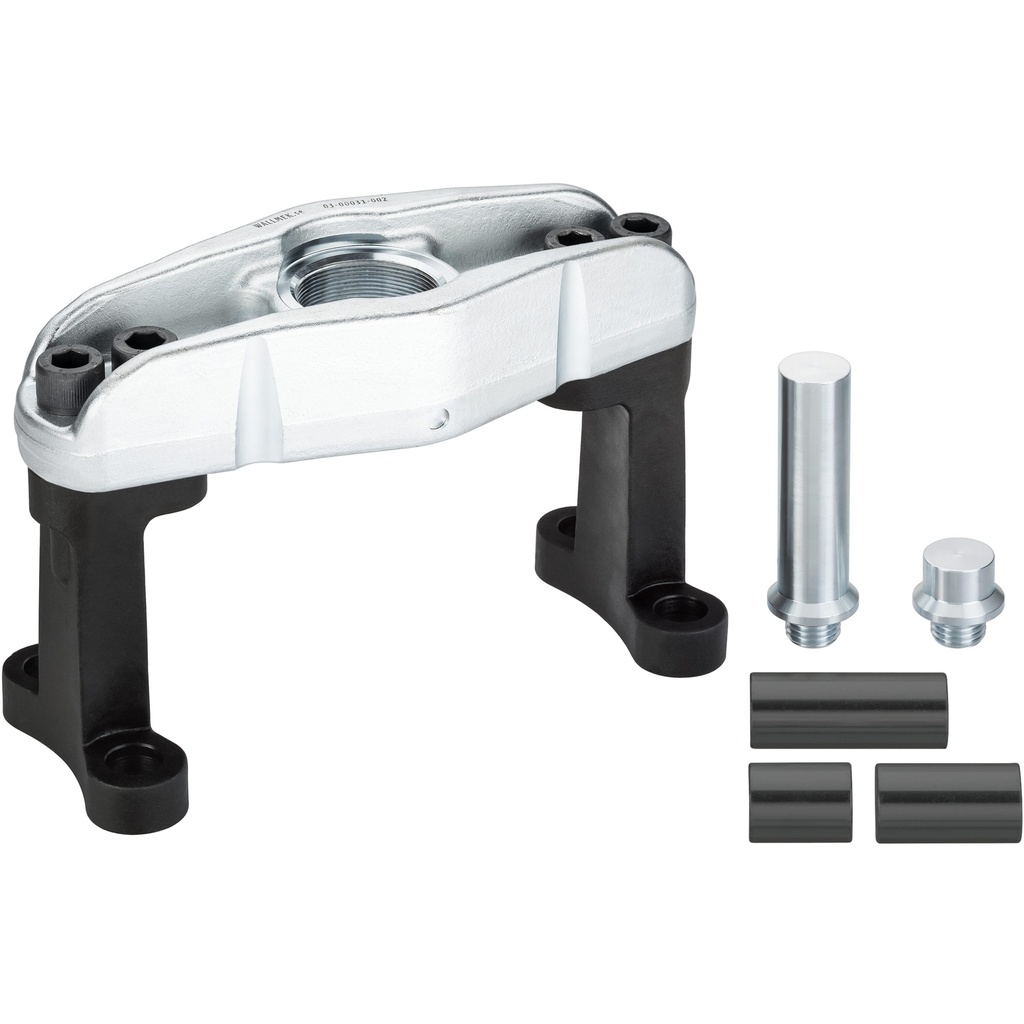 Wheel hub puller set for trucks, buses and trailers, 45 tonnes (V4555, VIGOR)