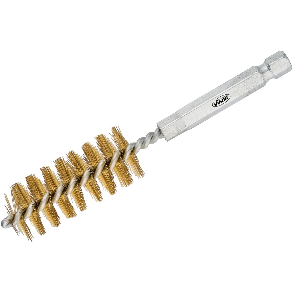 Brass brush set Ø 18 mm, pack of 10 (V4646M-18, VIGOR)