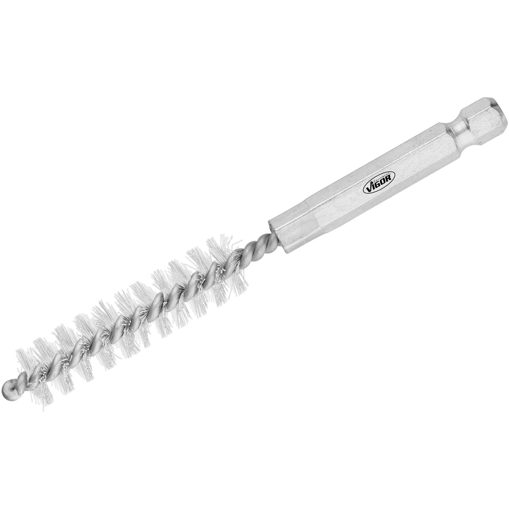 Nylon brush set Ø 11 mm, pack of 10 V4646N-11, VIGOR
