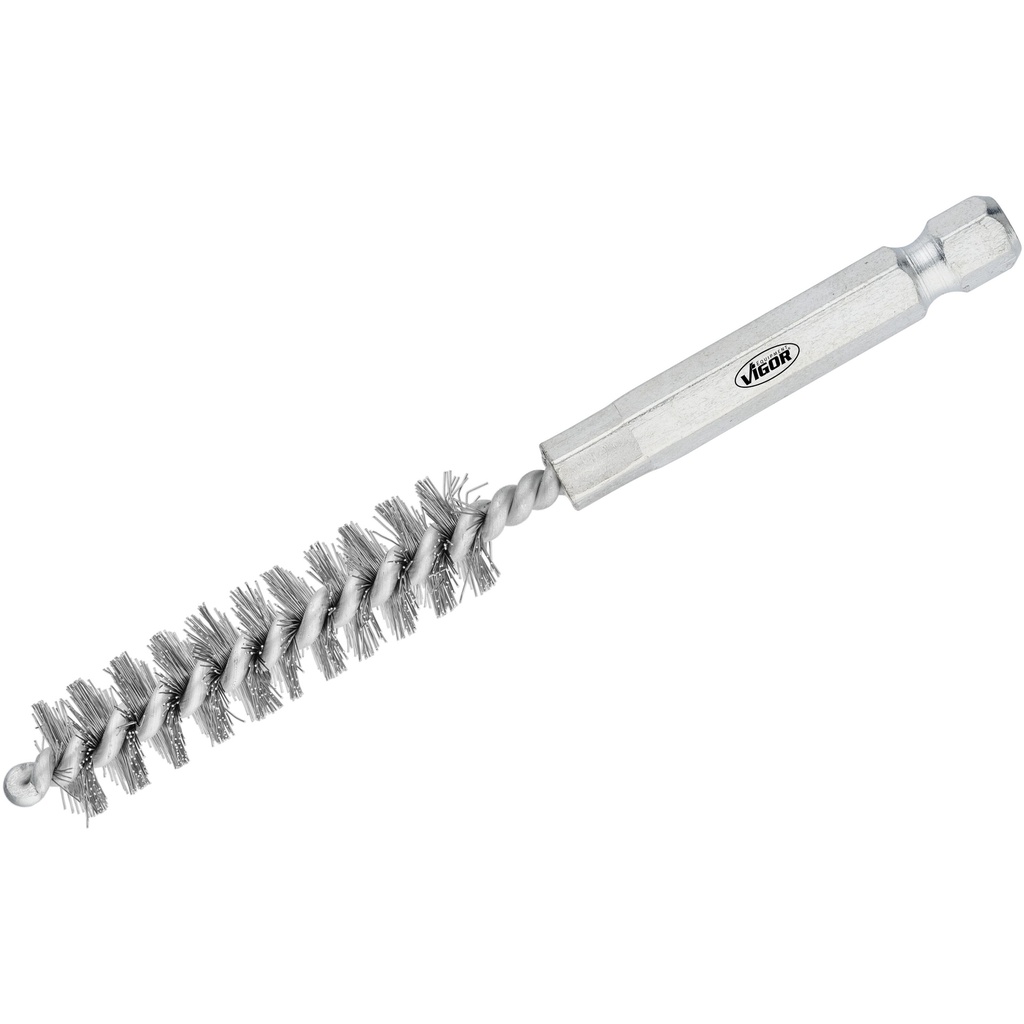 Steel brush set Ø 11 mm, pack of 10 V4646S-11, VIGOR