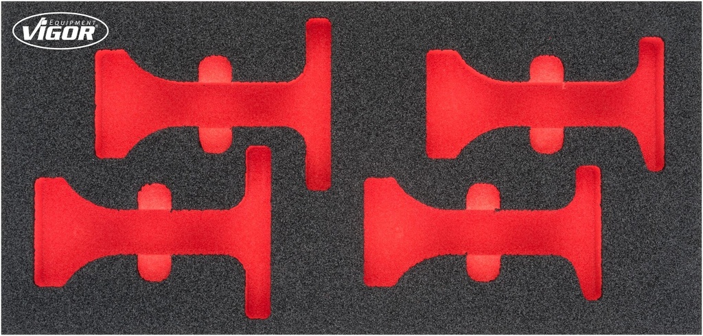 Soft foam insert, empty (V4915-L, VIGOR)