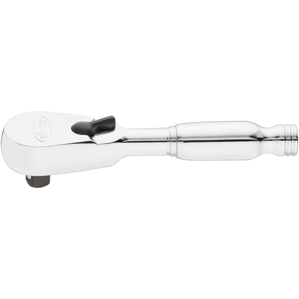 Fine-tooth reversible ratchet, extra-short (V4944-XS, VIGOR)