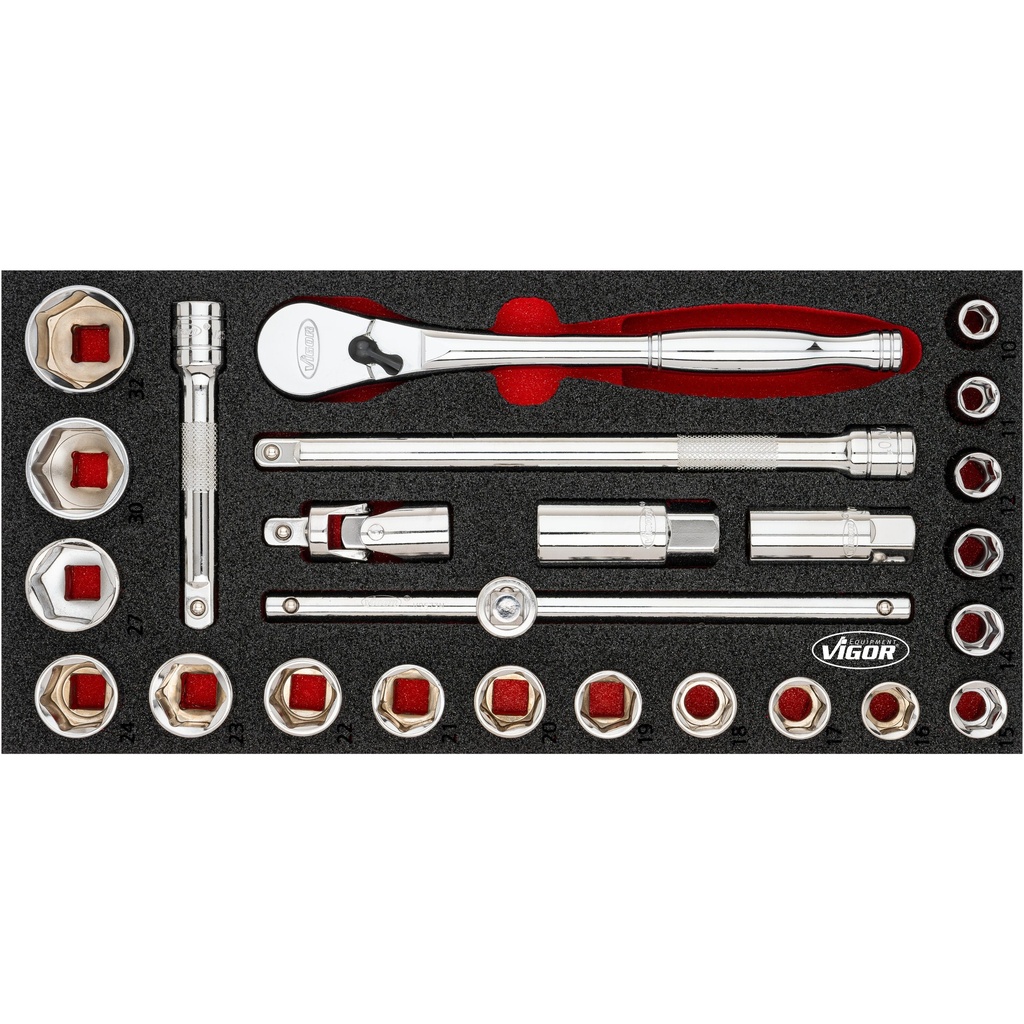 Socket tool set (V4975N, VIGOR)