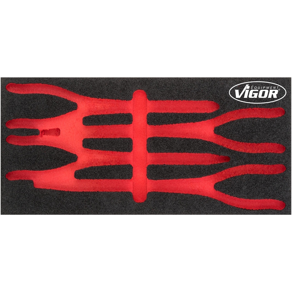Soft foam insert, empty (V4995-L, VIGOR)