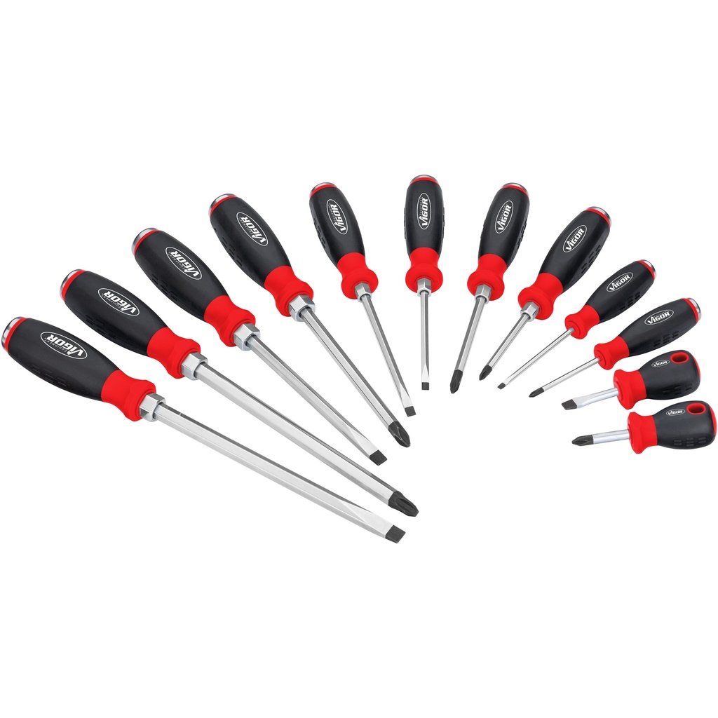 Screwdriver with impact cap ∙ with square input shaft V5010/12, VIGOR