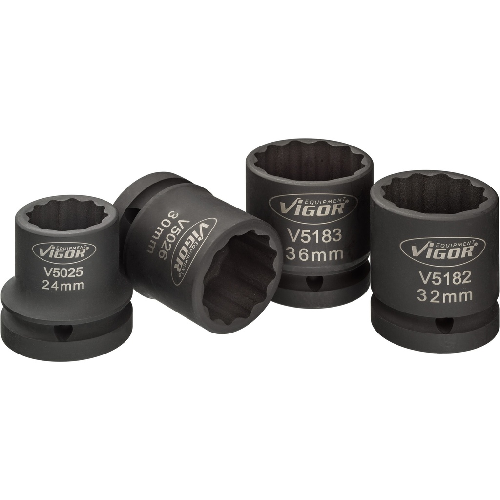 Impact socket set V5024, VIGOR