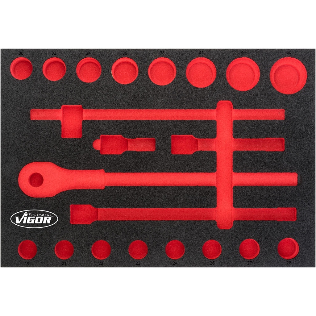 Soft foam insert, empty V5109-L, VIGOR
