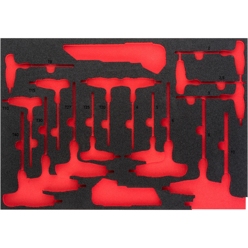 Soft foam insert, empty V5175-L, VIGOR