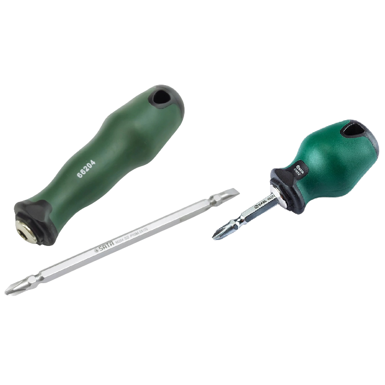 ⬡ Screwdriver two-in-one 6 x 38mm / PH2, L=99mm (S66202, SATA)