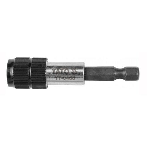 ⬡ Magnetinis antgalių laikiklis su greičiąja jungtimi 1/4 col. 60 mm (YT0468, YATO)