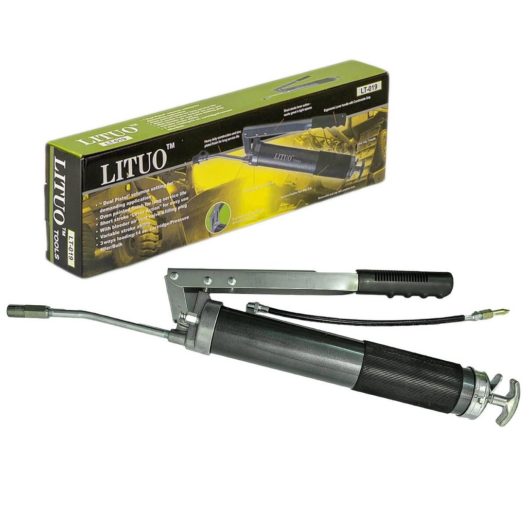 ⬡ Hand grease gun (LT019, SUOLI)