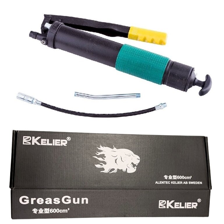 ⬡ Hand grease gun (KLRA06, SUOLI)