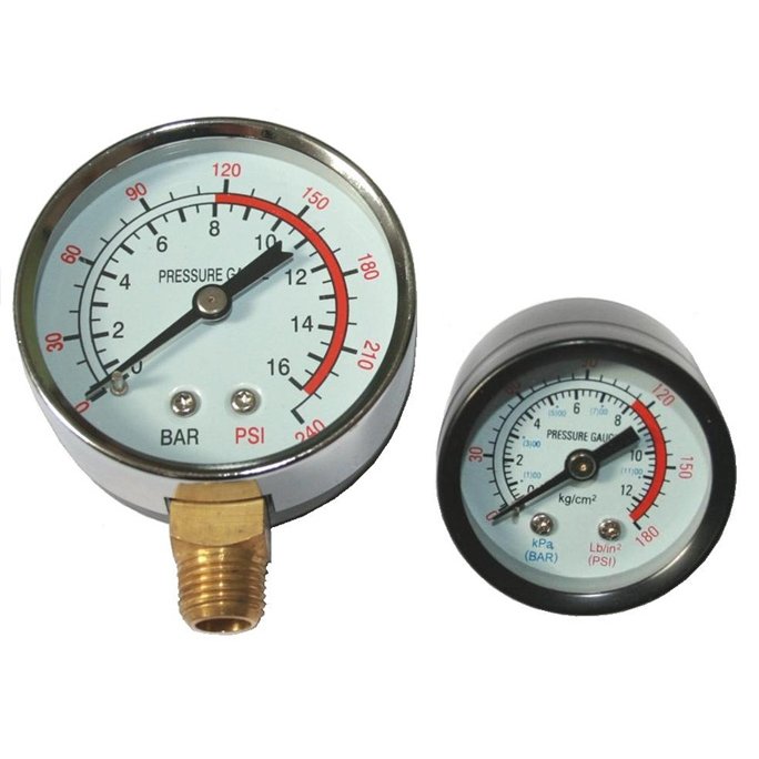 ⬡ Slėgio matuoklis, atsarginė dalis Ø60 mm, 0-8 bar (MZBMK02, MZB)