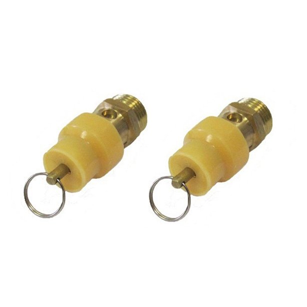 ⬡ Safety valve 0-12.5 bar, spare part 1/2", for compressor 0-12.5 bar (MZBAV06, MZB)