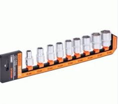 Galvučių rinkinys 9 vnt. (1/2", 6-kampės, 10-24 mm) AvtoDelo (39849, BALTWERK)