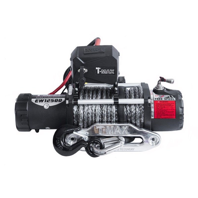 ⬡ Electric winch X-Power 12V 9500 Lbs / 4315 kg (synthetic rope) (PEW950012XP, T-MAX)