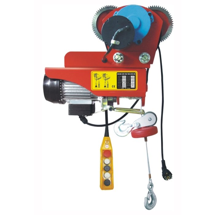 ⬡ Electric chain hoist with moving trolley 1200kg. Double hook (TH1200C, TOHO)
