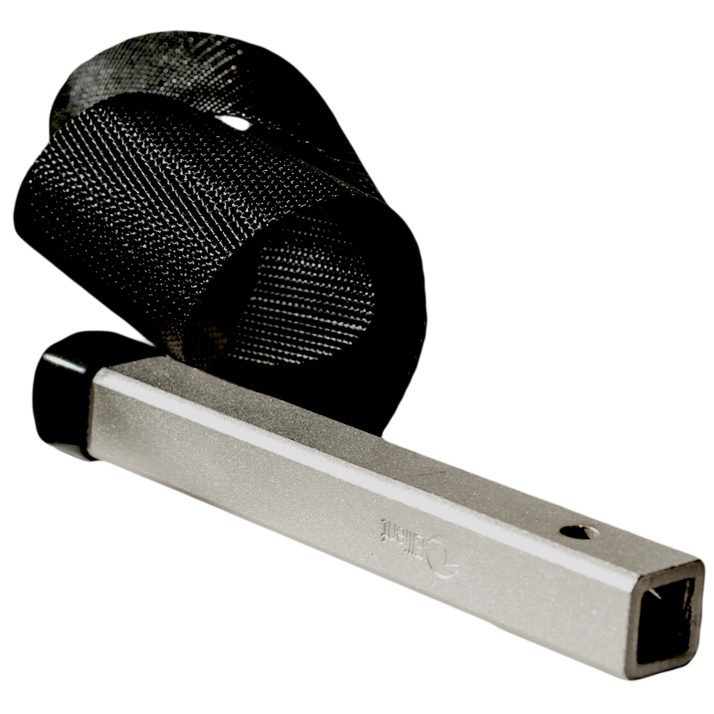 ⬡ Alyvos filtro juostinis raktas iki Ø175 mm, 1/2″ (AT1139, ELLIENT TOOLS)