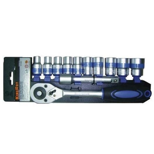 ⬡ Galvučių rinkinys 1/2" 12 vnt. (KR012MSA, KINGROY)