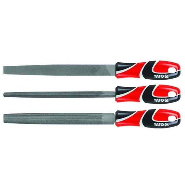 ⬡ Steel files  set 3pcs. (YT6237, YATO)