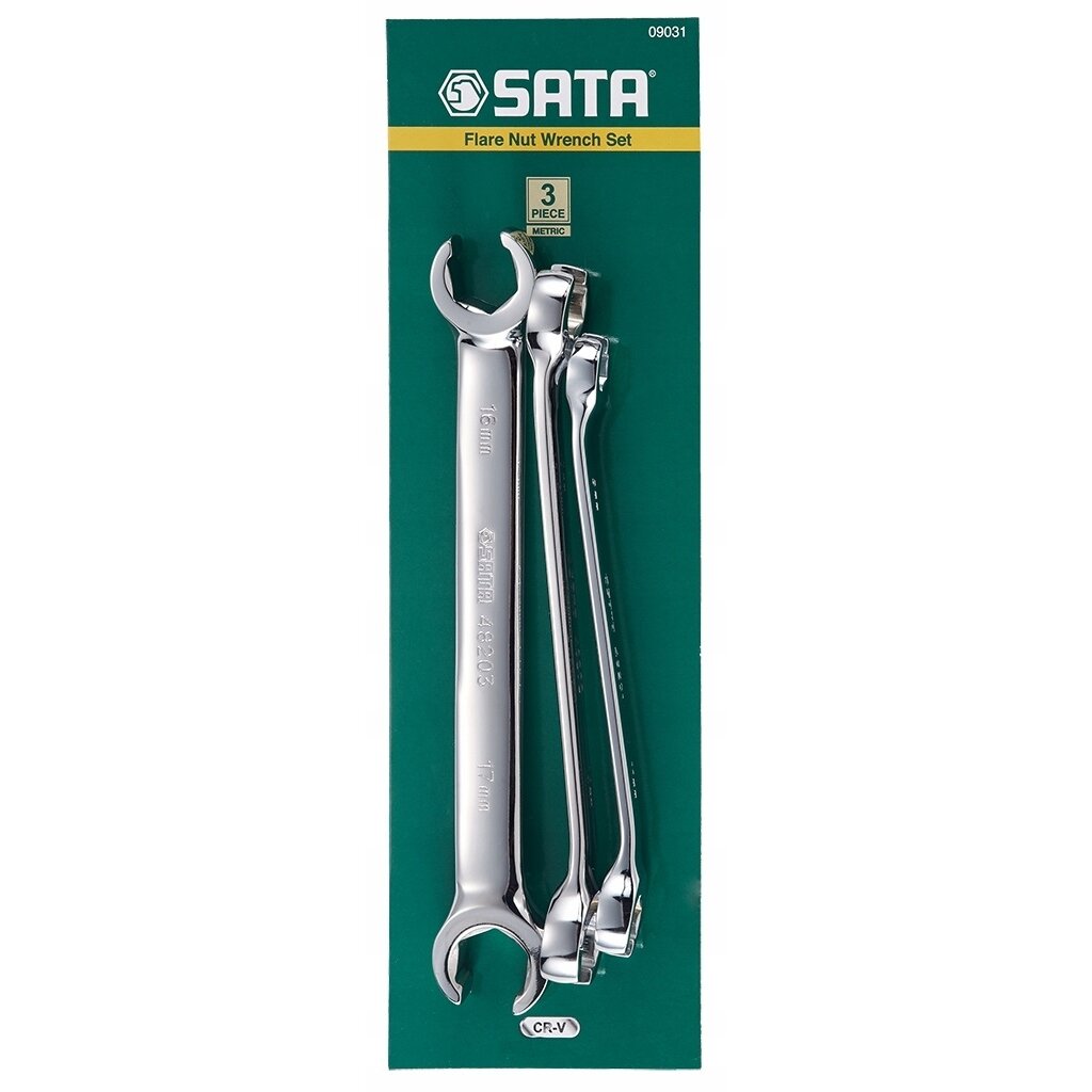 ⬡ Skeltų raktų rinkinys 3 vnt. (S09031, SATA)