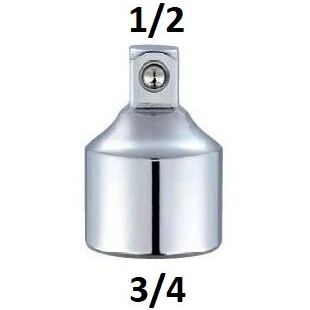 ⬡ Adapteris 3/4"(F) - 1/2"(M) (S16908, SATA)