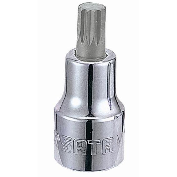 ⬡ Galvutė su antgaliu 1/2" 50L SPLINE M-8 (S24803, SATA)
