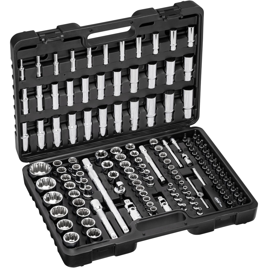 Socket and bit set 1/4, 3/8 and 1/2 inch, 133-piece (V5461, VIGOR)
