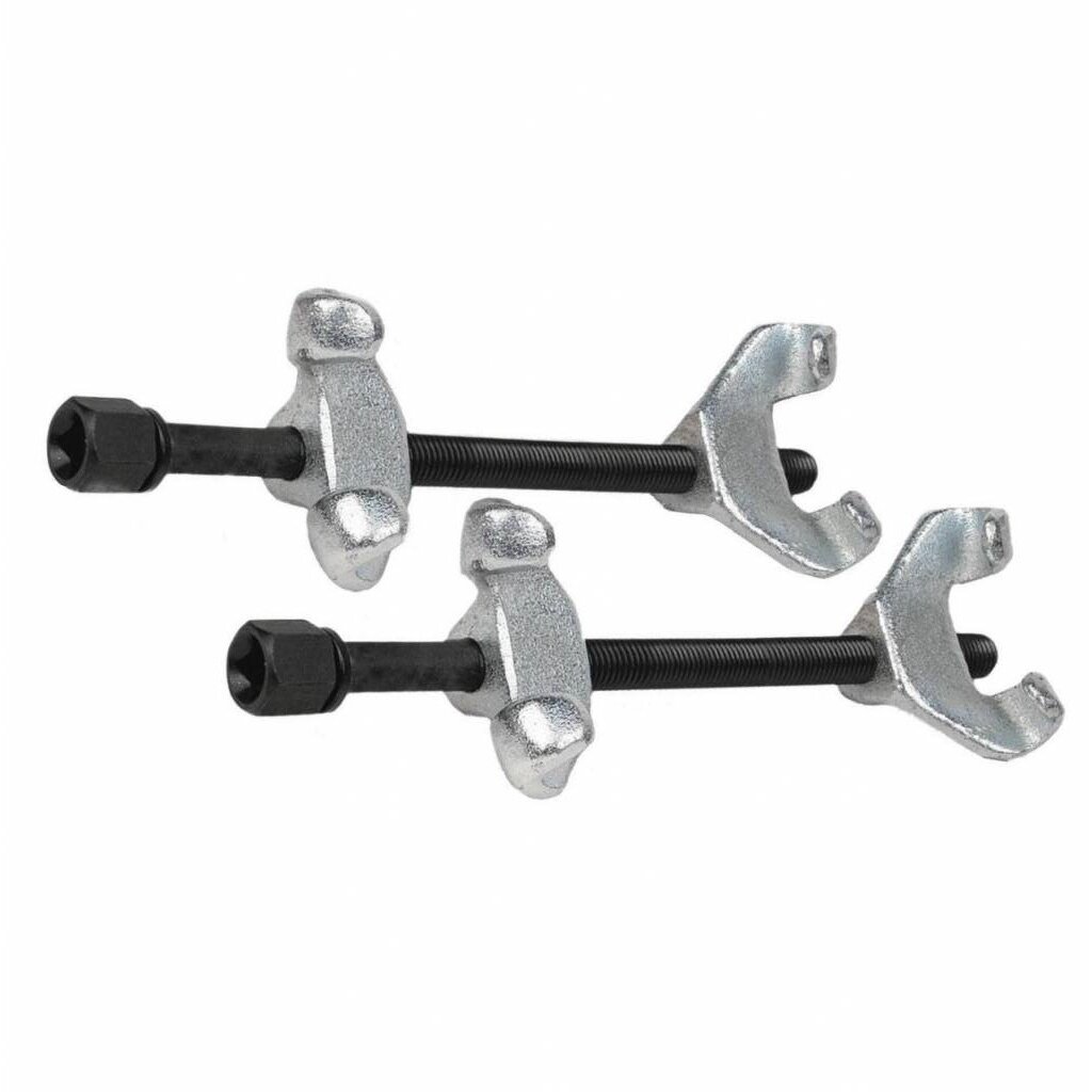 ⬡ Spyruoklių suspaudėjai 250 mm, 2 vnt. (AT4016, ELLIENT TOOLS)