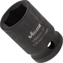 Impact wrench socket ∙ short V5550S-17, VIGOR