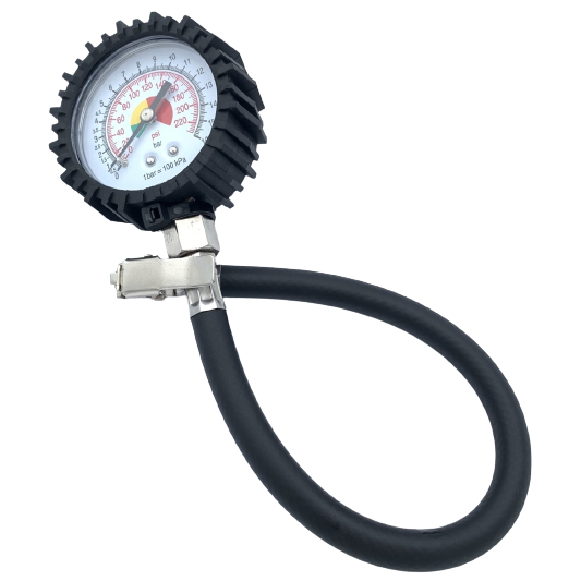 ⬡ Pressure gauge 0-12 bar with hose 400 mm (TG07)