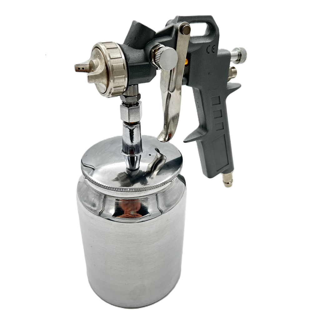 ⬡ HP air spray gun Ø1.5 mm, 600 ml lower cup (162C)