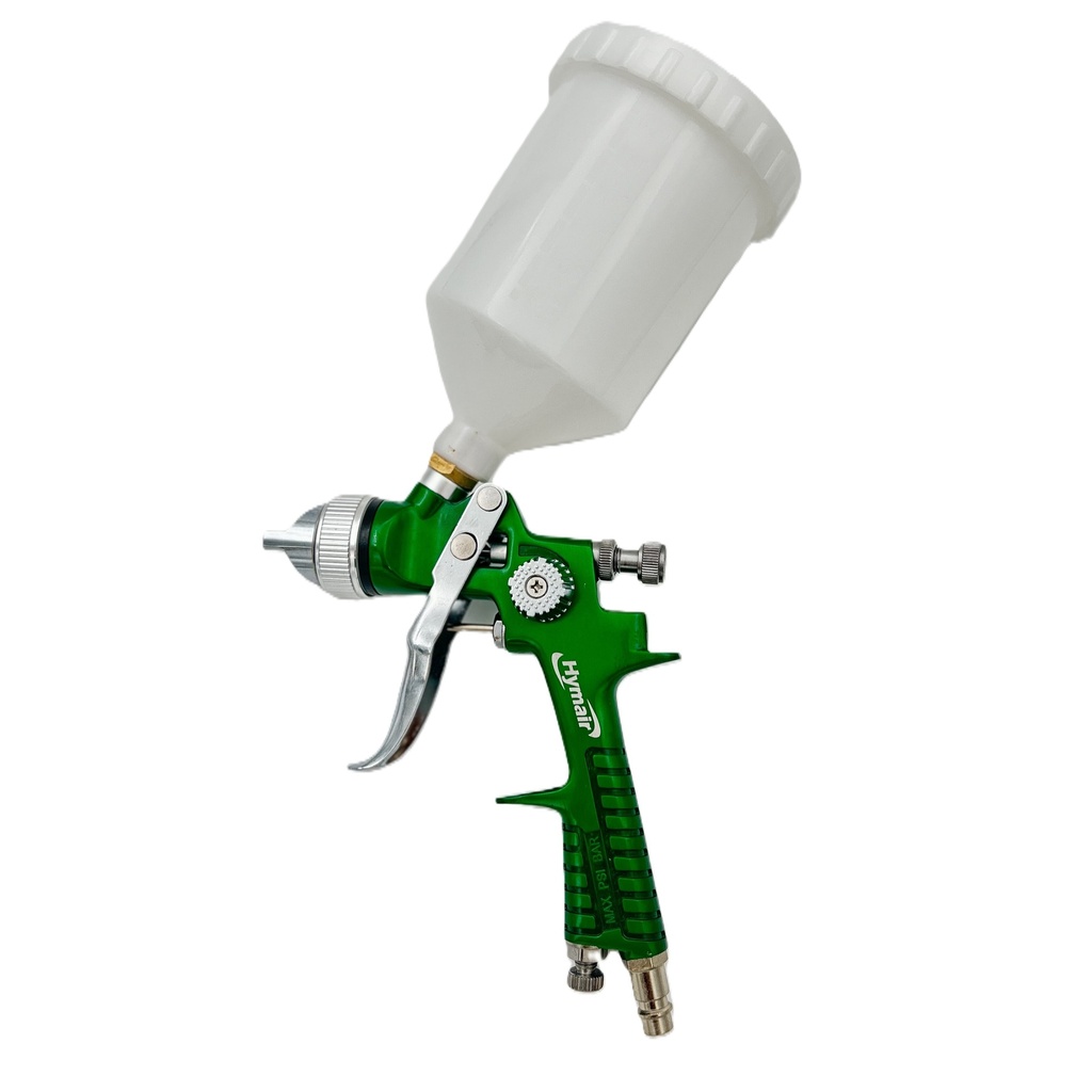 ⬡ Pneumatinis dažymo pistoletas HVLP Ø1,4 mm, 600 ml (AS881, HYMAIR)