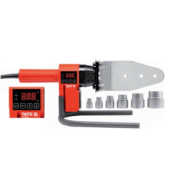 ⬡ Suvirinimo aparatas termoplasto vamzdžiams (PVC) 850W (YT82250, YATO)