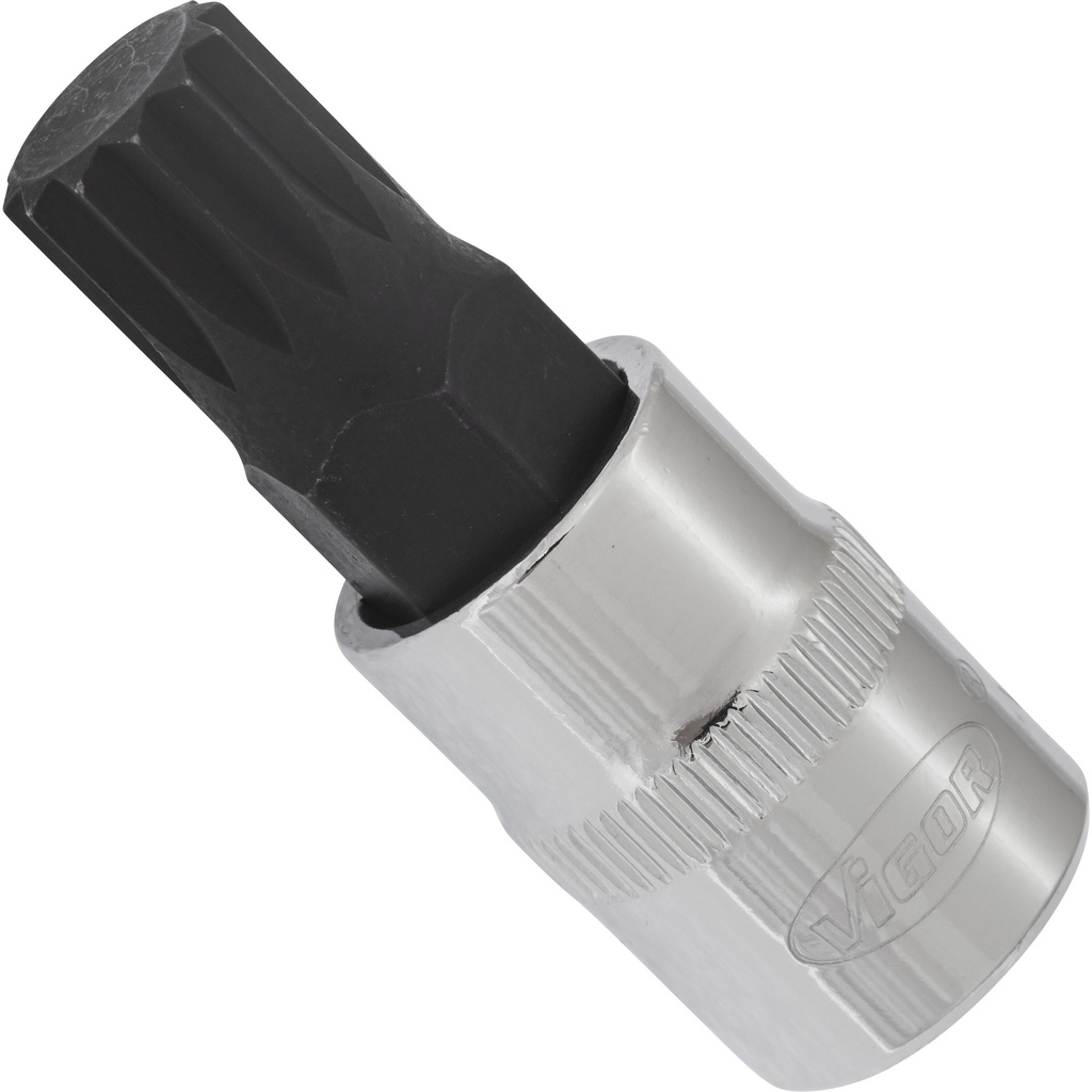 Screwdriver bit socket XZN M12, 3/8 in., 48 mm V6111, VIGOR