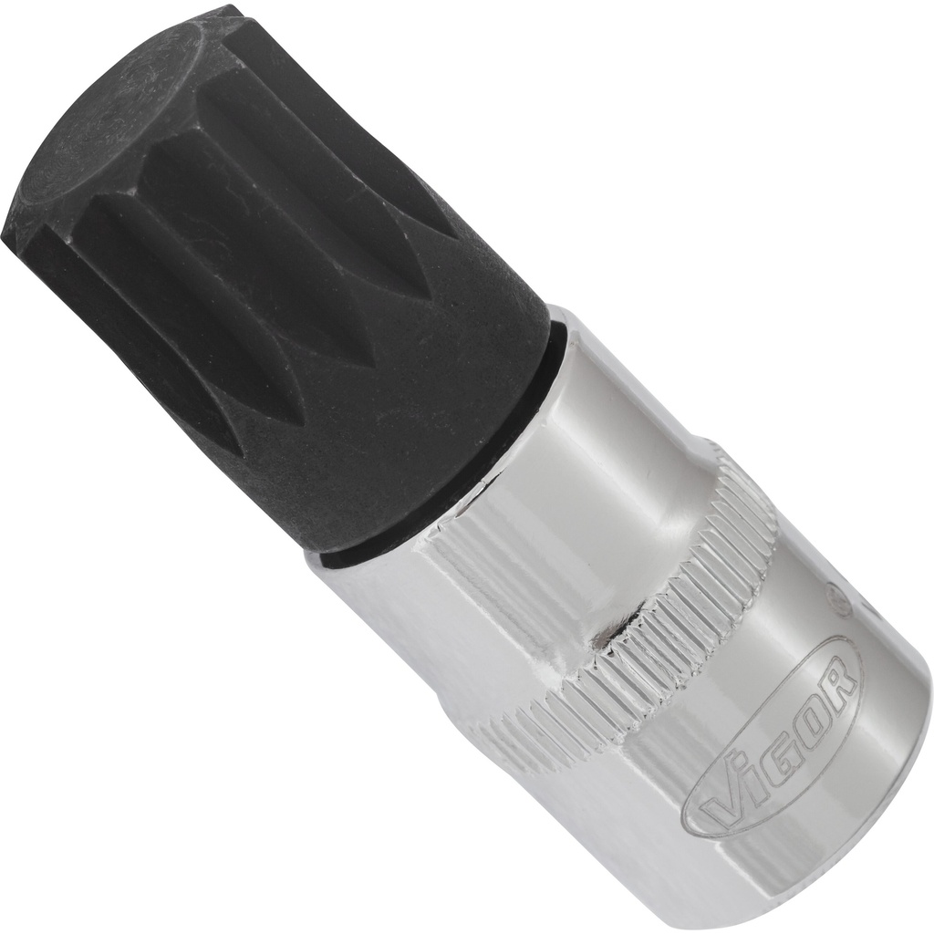 Screwdriver bit socket XZN M16, 3/8 in., 48 mm V6113, VIGOR