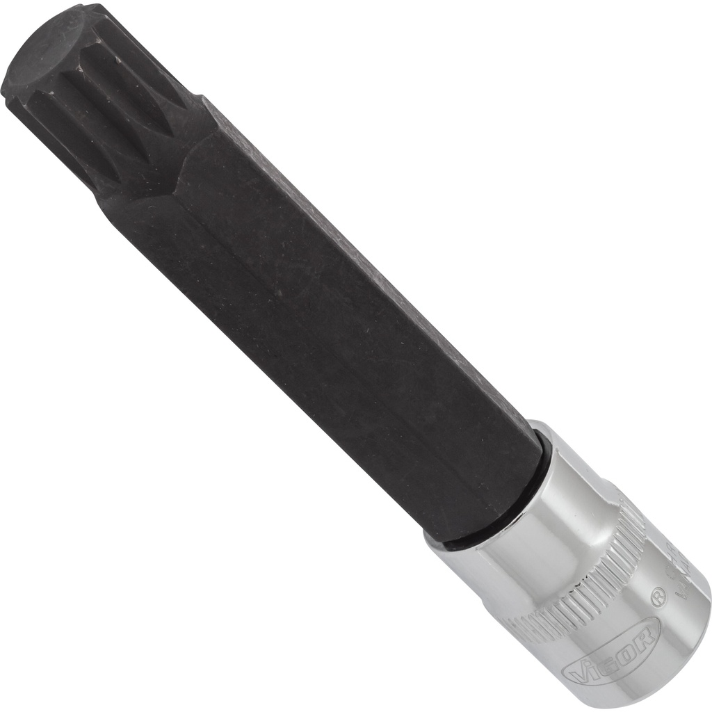 Galvutė su antgaliu XZN M14, 3/8 col., 93 mm V6120, VIGOR