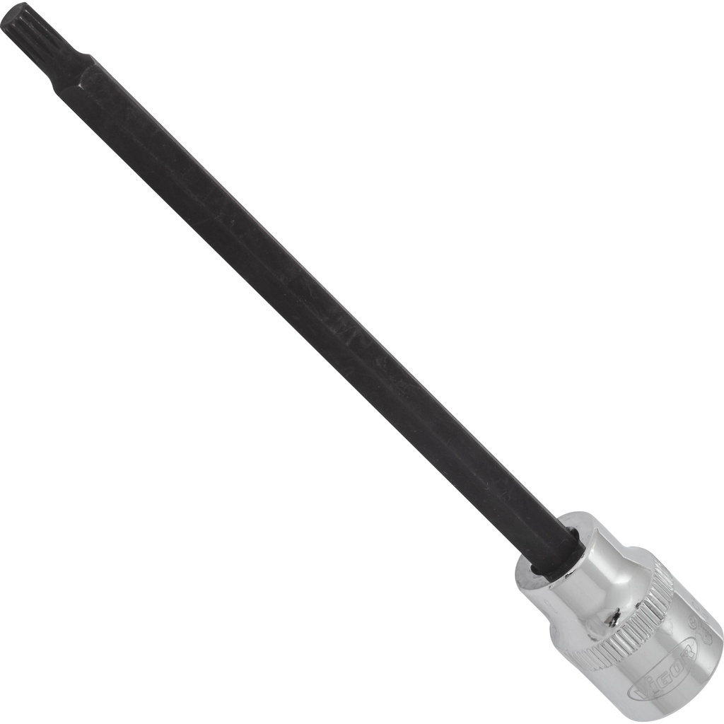 Screwdriver bit socket XZN M5, 3/8 in., 133 mm V6121, VIGOR
