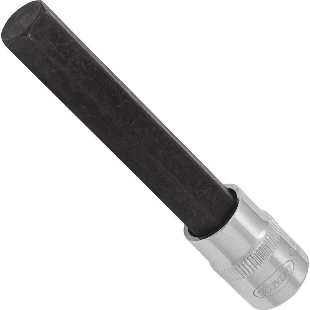 Hex bit socket 12 mm, 3/8 inch drive, V6147, VIGOR