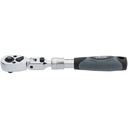 Telescopic reversible ratchet with hinge joint (V6614N, VIGOR)