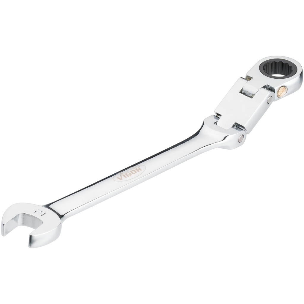 Double joint ratcheting combination wrench V6752-12, VIGOR