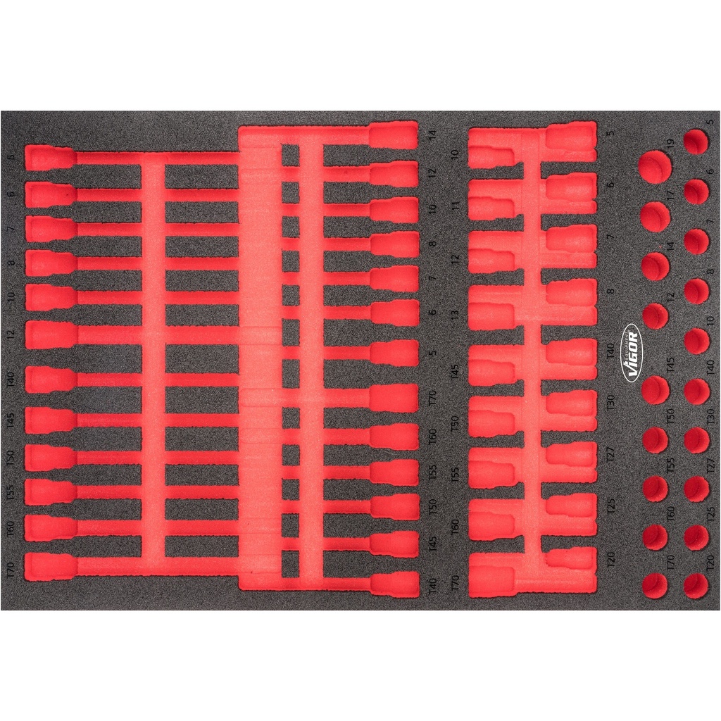 Empty soft foam insert V6809-L, VIGOR