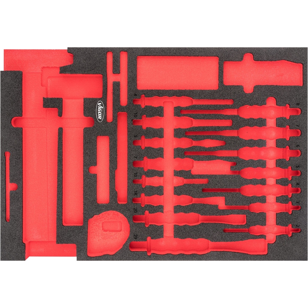 Empty soft foam insert V6817-L, VIGOR