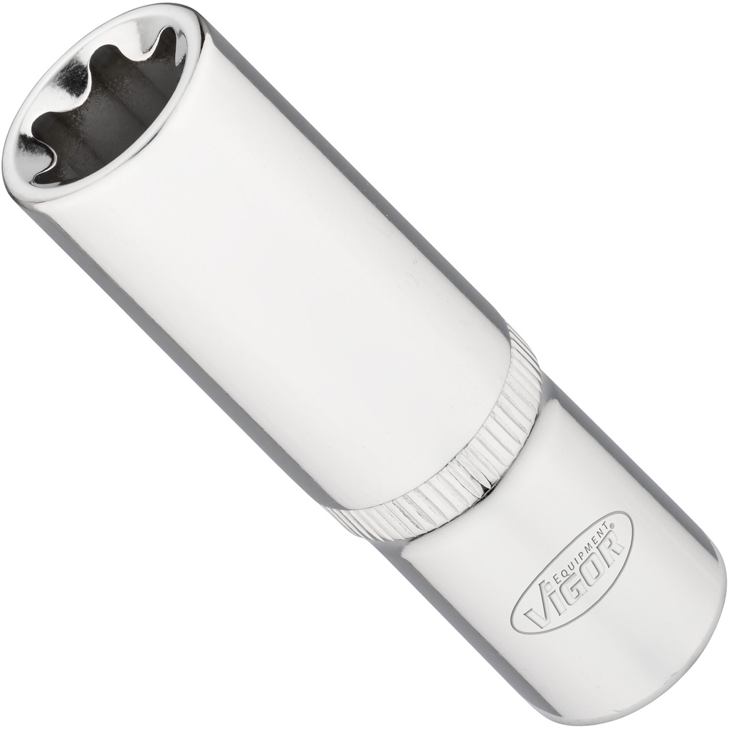 E-TORX socket, long E20, 1/2 inch V7014-20, VIGOR
