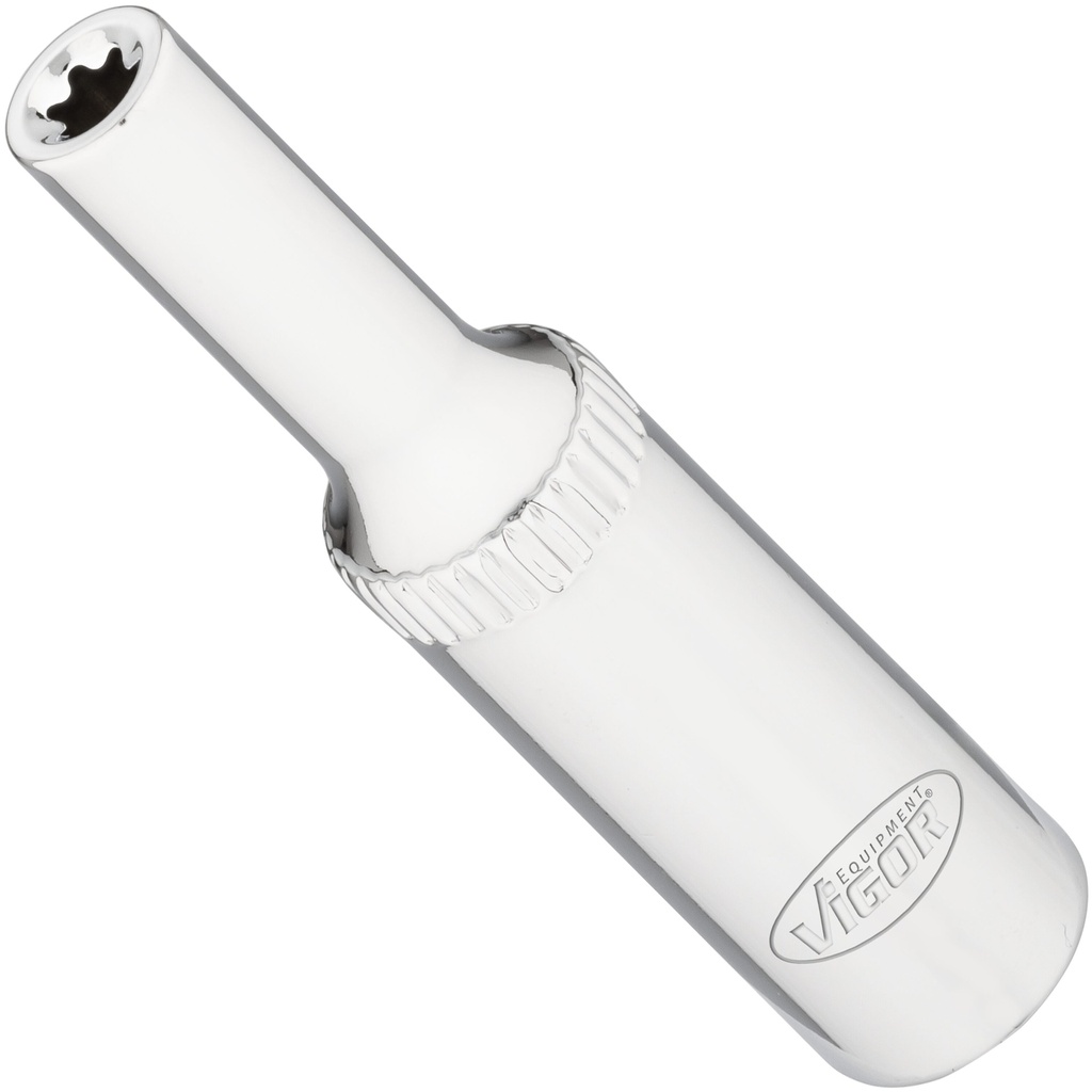 E-TORX socket, long E4, 1/4 inch V7014-4, VIGOR