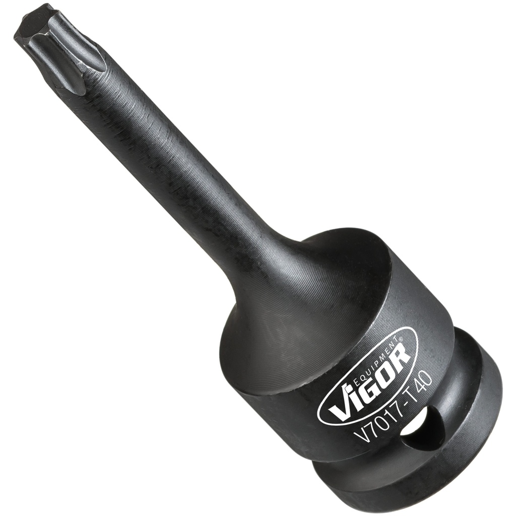 Smūginio veržliasūkio atsuktuvo antgalis (V7017-T40, VIGOR)