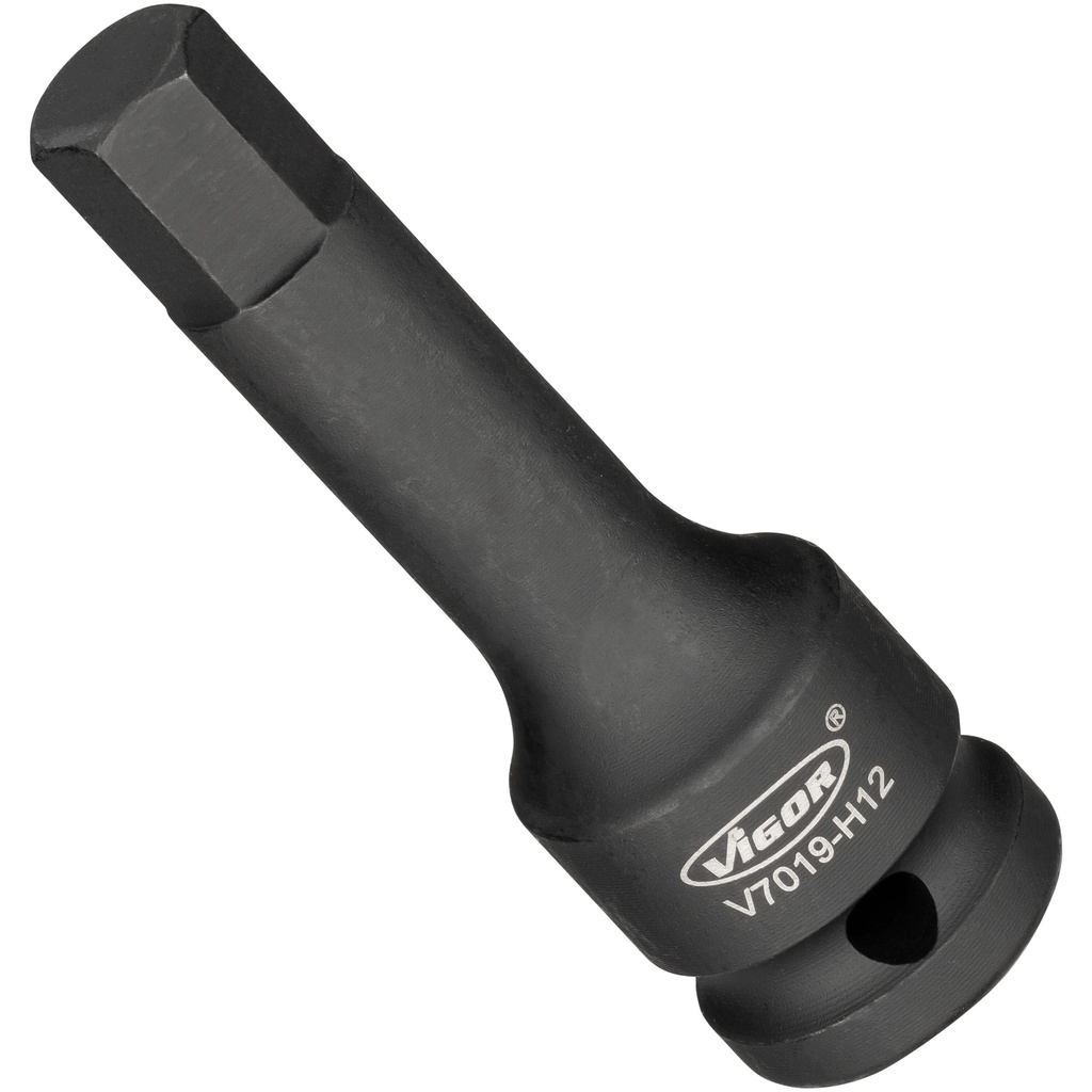 Impact wrench screwdriver bit V7019-H12, VIGOR